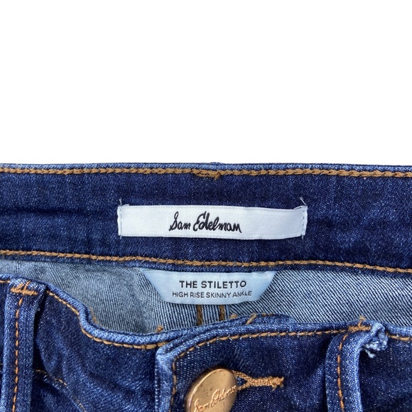 SAM EDELMAN The Stiletto High Rise Skinny Ankle Jeans - Picture 8 of 9
